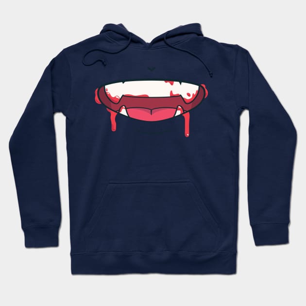 Bloody Ketchup Fangs Hoodie by PabloooDuarte